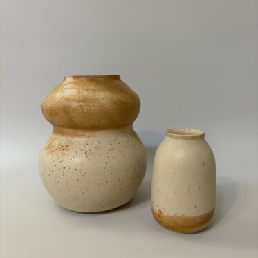 Vase, beige, brun, stemning