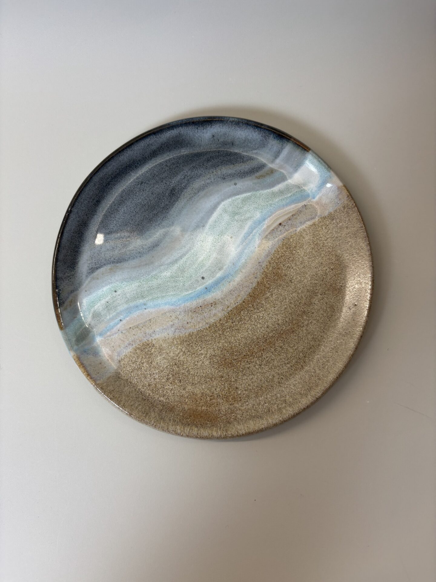 Frokost tallerken ø: 17 cm - FANØ, blå/sand